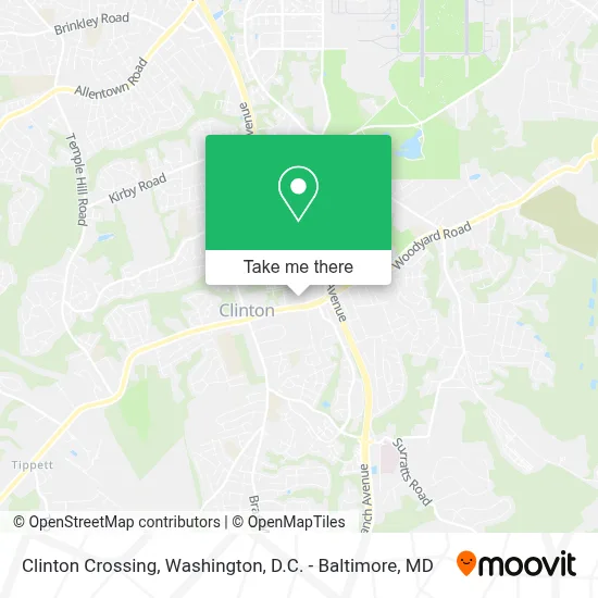 Clinton Crossing map