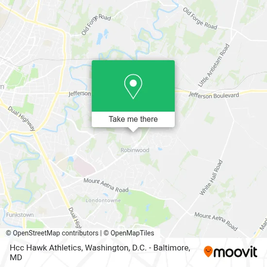 Hcc Hawk Athletics map