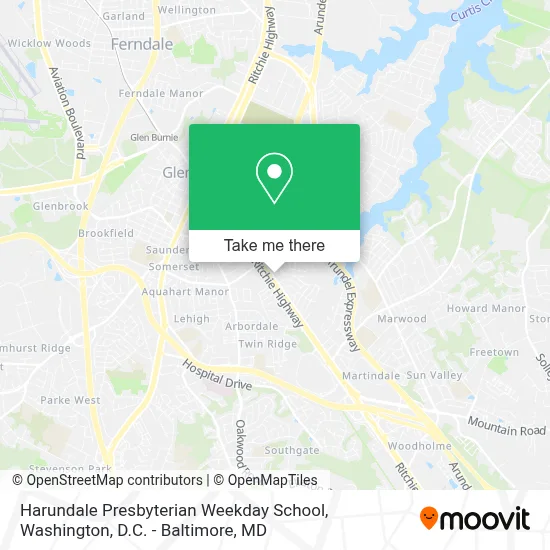 Harundale Presbyterian Weekday School map