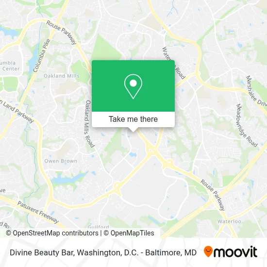 Divine Beauty Bar map