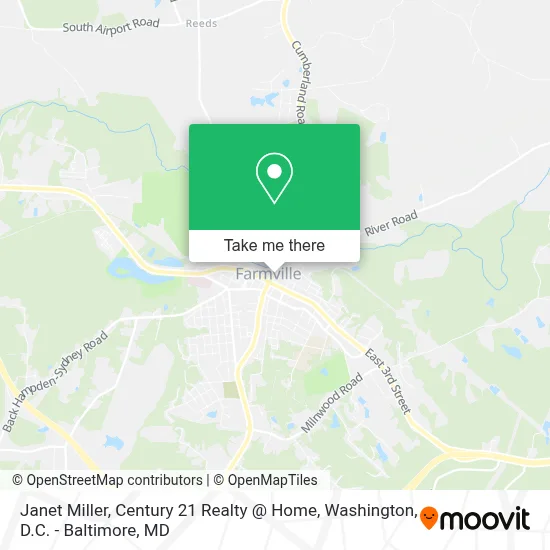 Janet Miller, Century 21 Realty @ Home map