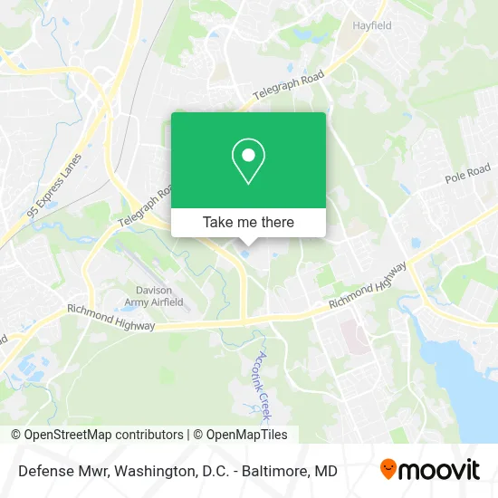Defense Mwr map
