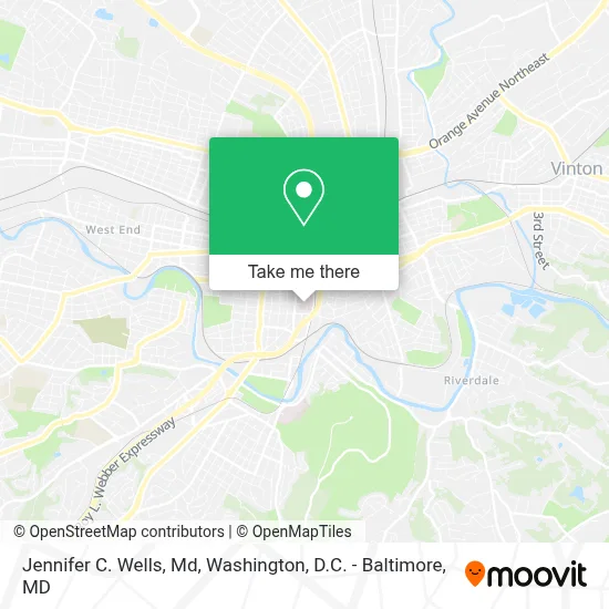 Jennifer C. Wells, Md map