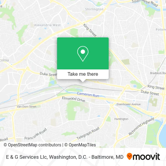 E & G Services Llc map