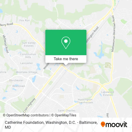 Catherine Foundation map