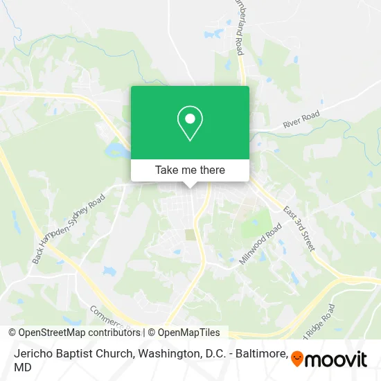Jericho Baptist Church map