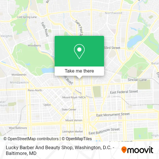 Lucky Barber And Beauty Shop map