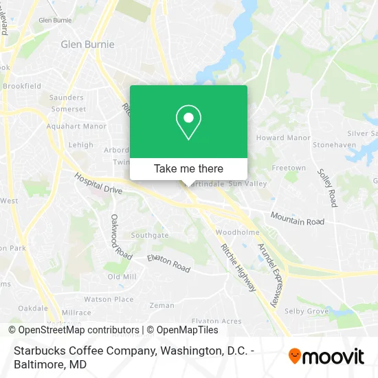 Starbucks Coffee Company map