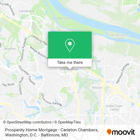 Prosperity Home Mortgage - Carleton Chambers map