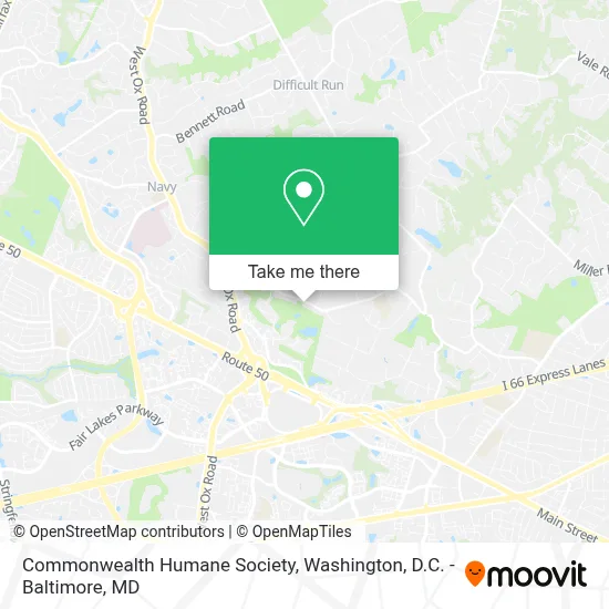 Commonwealth Humane Society map