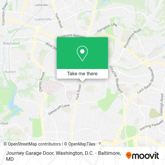 Journey Garage Door map