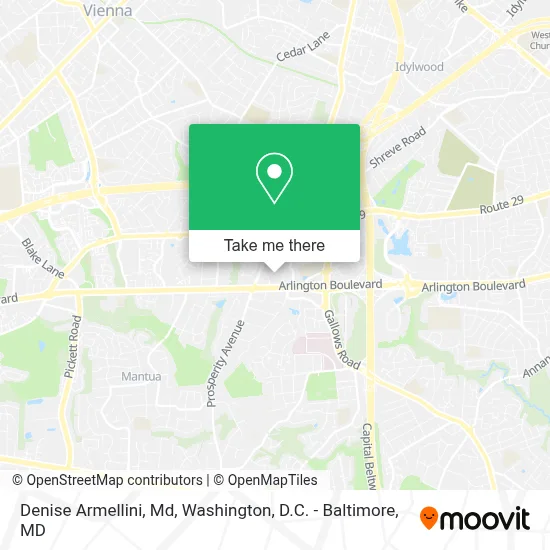 Denise Armellini, Md map