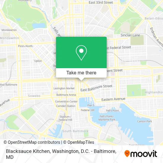 Blacksauce Kitchen map