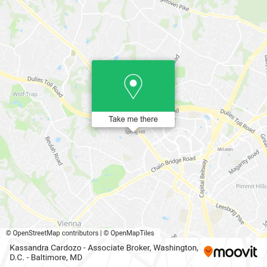 Kassandra Cardozo - Associate Broker map