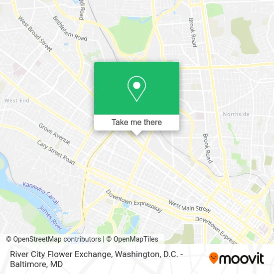 River City Flower Exchange map