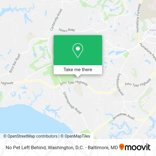 No Pet Left Behind map