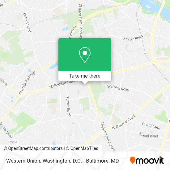 Western Union map