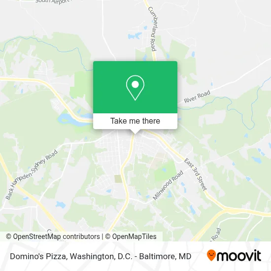 Domino's Pizza map