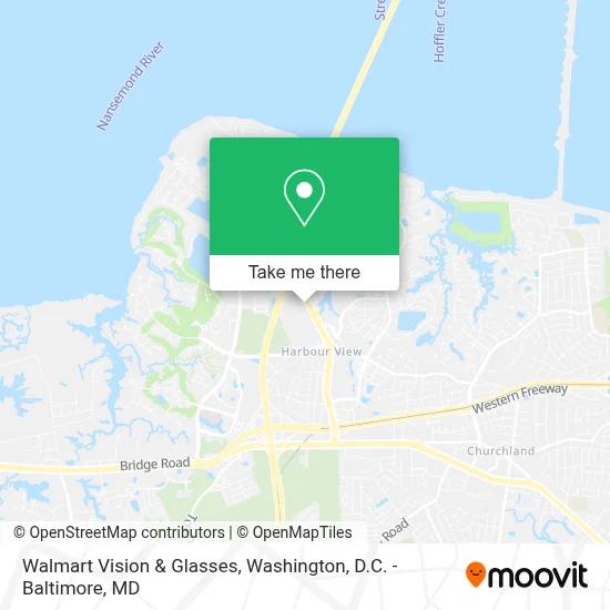 Walmart Vision & Glasses map