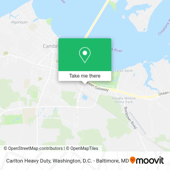Carlton Heavy Duty map