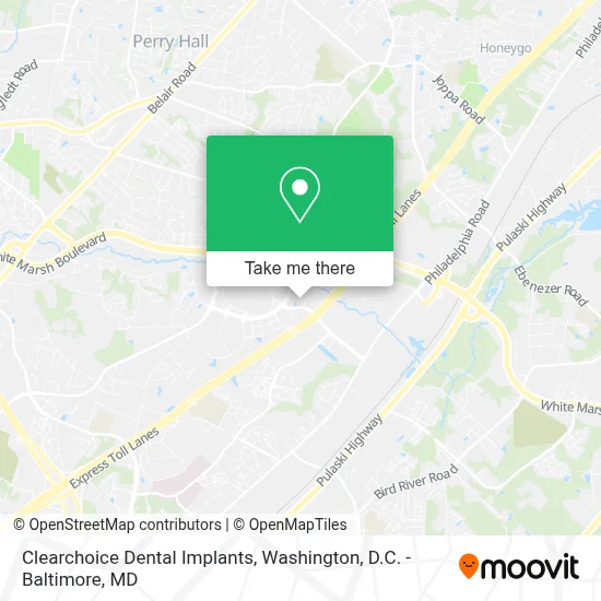 Clearchoice Dental Implants map