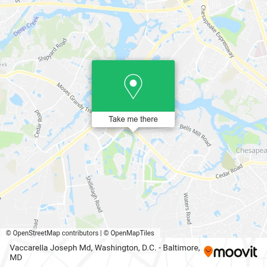 Vaccarella Joseph Md map