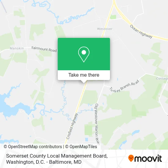 Somerset County Local Management Board map