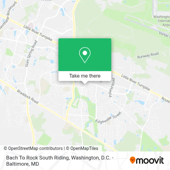 Bach To Rock South Riding map