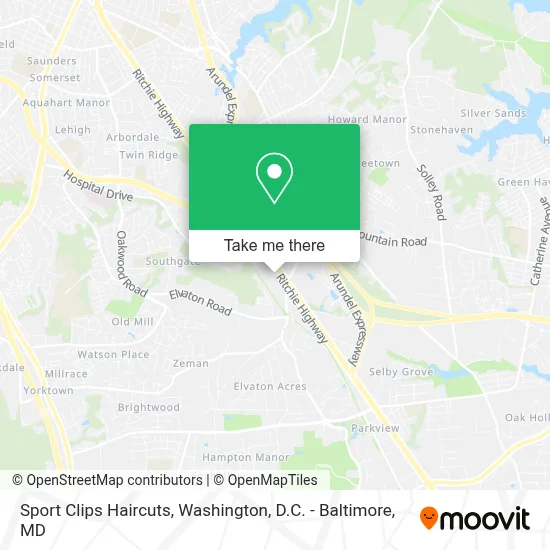 Sport Clips Haircuts map