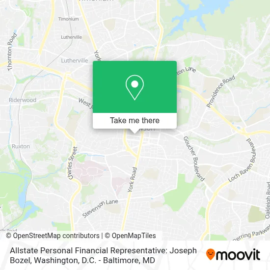 Allstate Personal Financial Representative: Joseph Bozel map