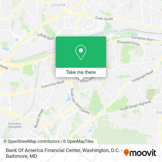 Bank Of America Financial Center map