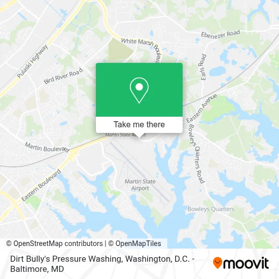 Dirt Bully's Pressure Washing map