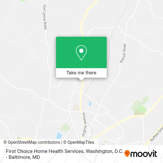 First Choice Home Health Services map