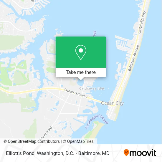 Elliott's Pond map