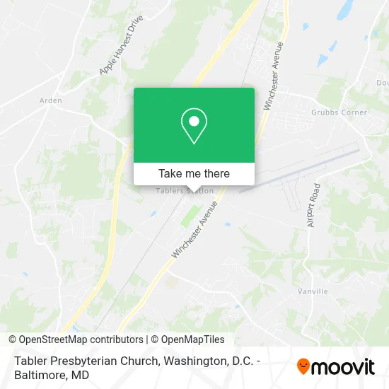 Tabler Presbyterian Church map