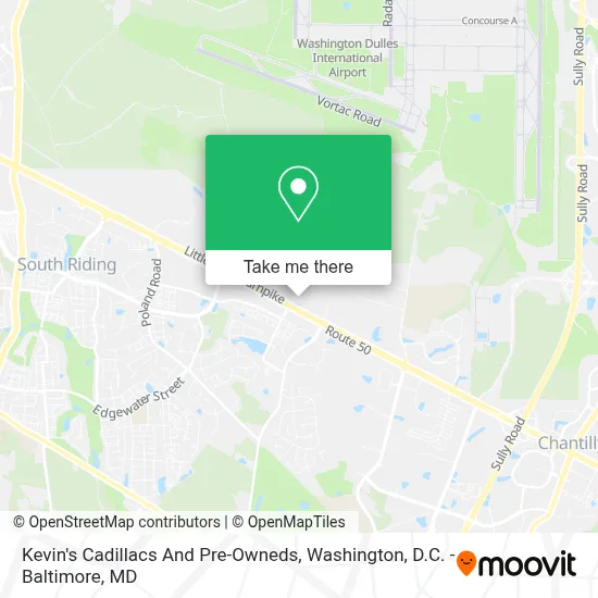 Kevin's Cadillacs And Pre-Owneds map