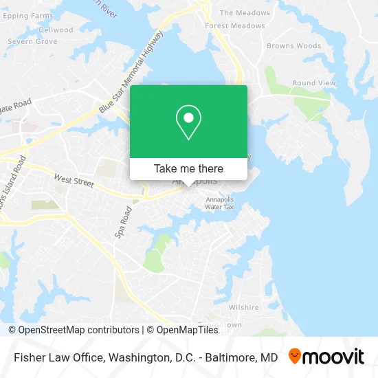 Fisher Law Office map