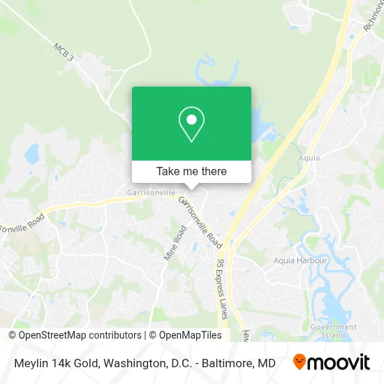 Meylin 14k Gold map