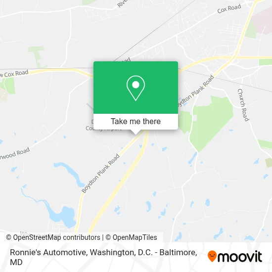 Ronnie's Automotive map
