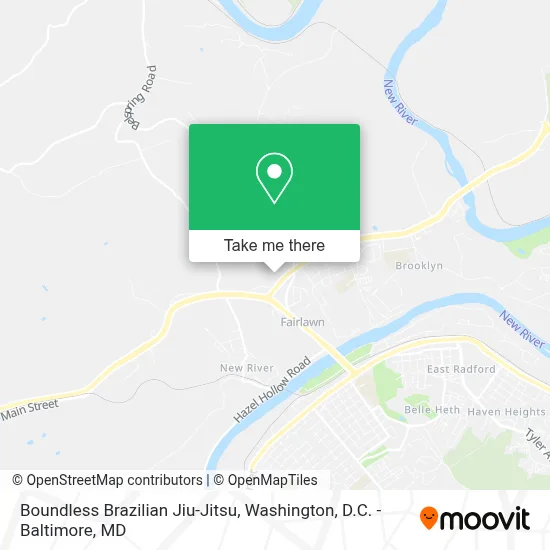 Boundless Brazilian Jiu-Jitsu map