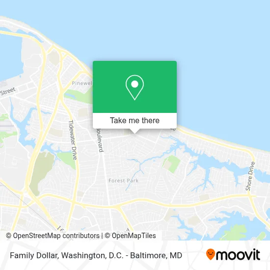 Family Dollar map