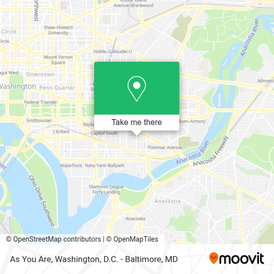 As You Are map