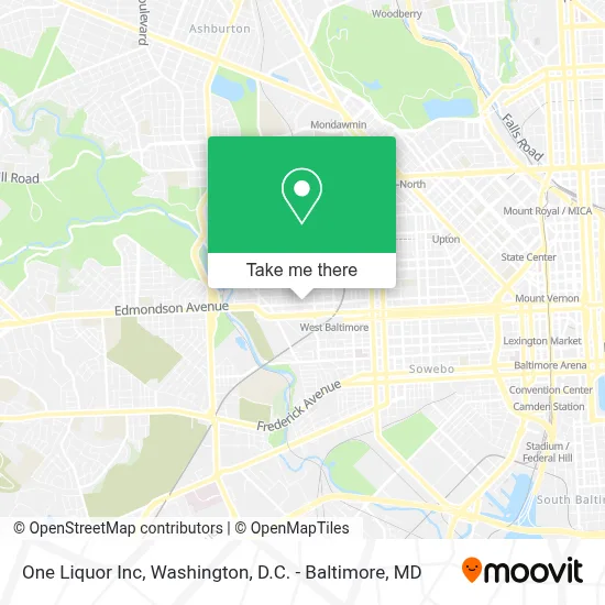 One Liquor Inc map