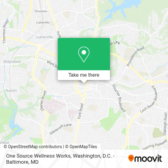One Source Wellness Works map