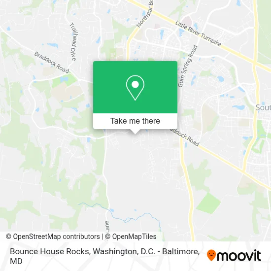 Bounce House Rocks map