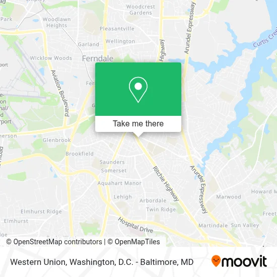 Western Union map