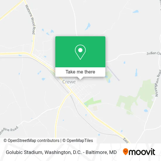 Golubic Stadium map