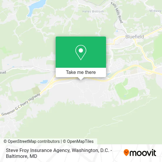 Steve Froy Insurance Agency map