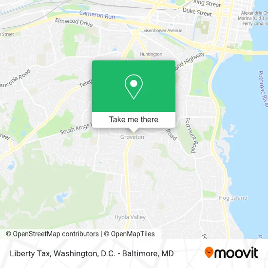 Liberty Tax map
