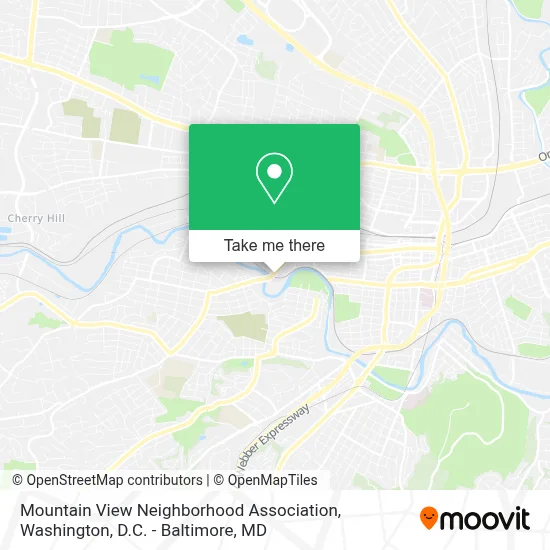 Mountain View Neighborhood Association map